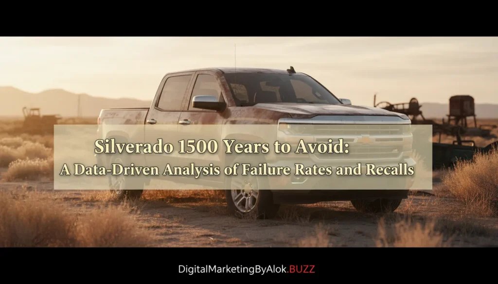 Silverado 1500 Years to Avoid